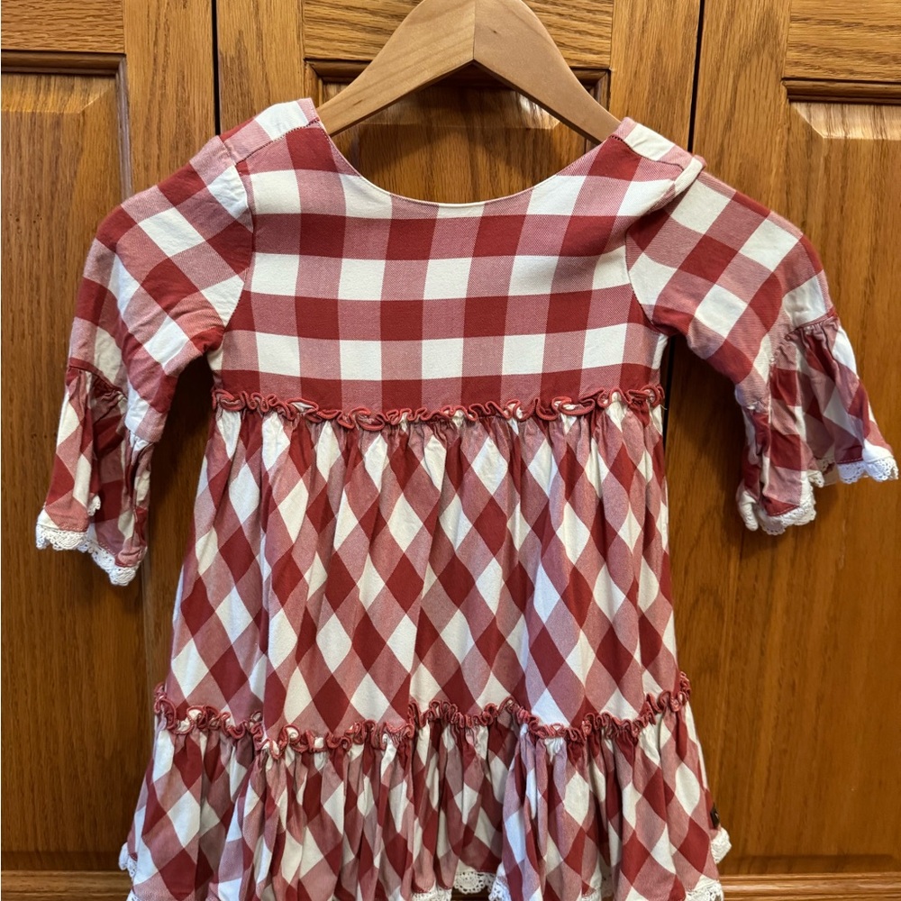 Matilda Jane Red and White Checkered Dress